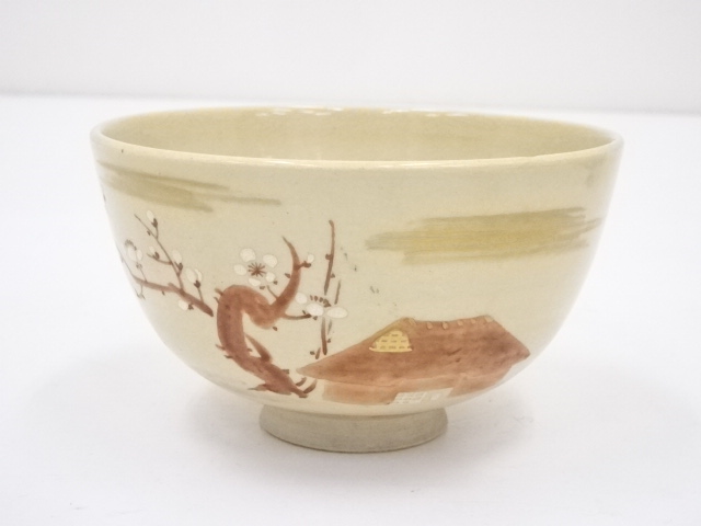 JAPANESE TEA CEREMONY / CHAWAN(TEA BOWL) / KYO WARE / ARTISAN WORK